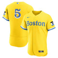MLB Enrique Hernandez Boston City Connect Jersey - Flex Yellow