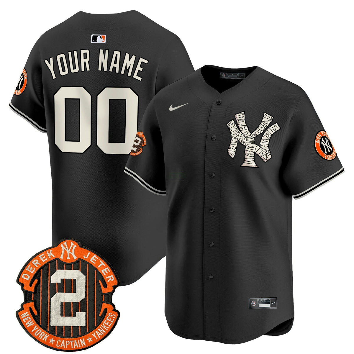 MLB New York Yankees Halloween Vapor Premier Limited Jersey