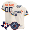 MLB Houston 2025 City Connect Texas Patch Vapor Premier Elite Jersey
