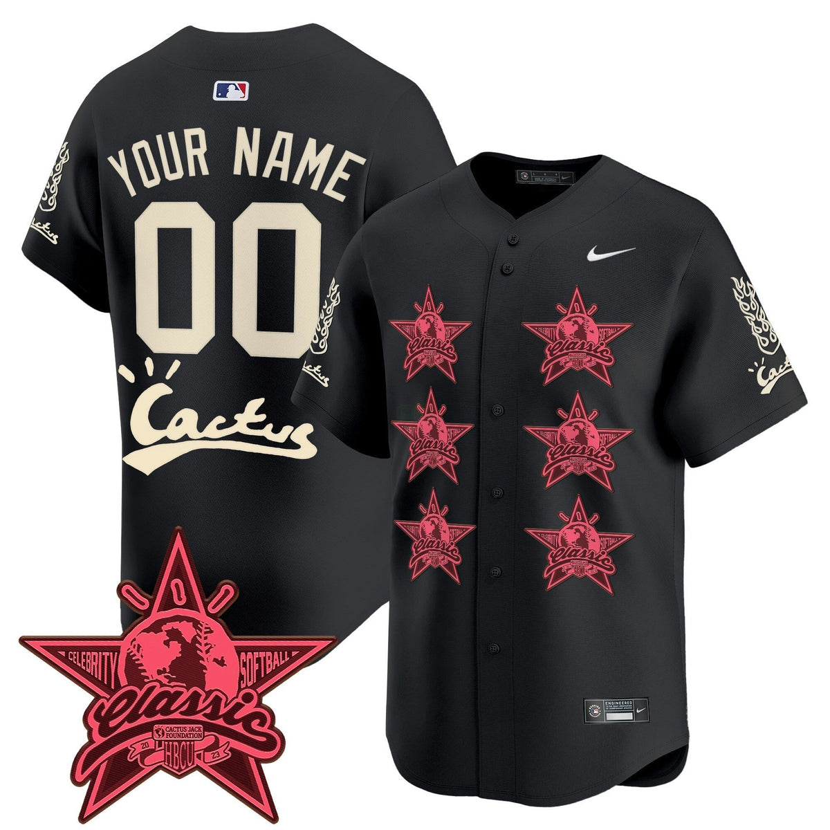 MLB Houston Cactus Jack 2025 Vapor Premier Limited Jersey V2