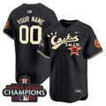 MLB Houston Cactus Jack Champions Patch Vapor Premier Limited Jersey