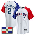 MLB Houston Dominican Republic Flag Jersey