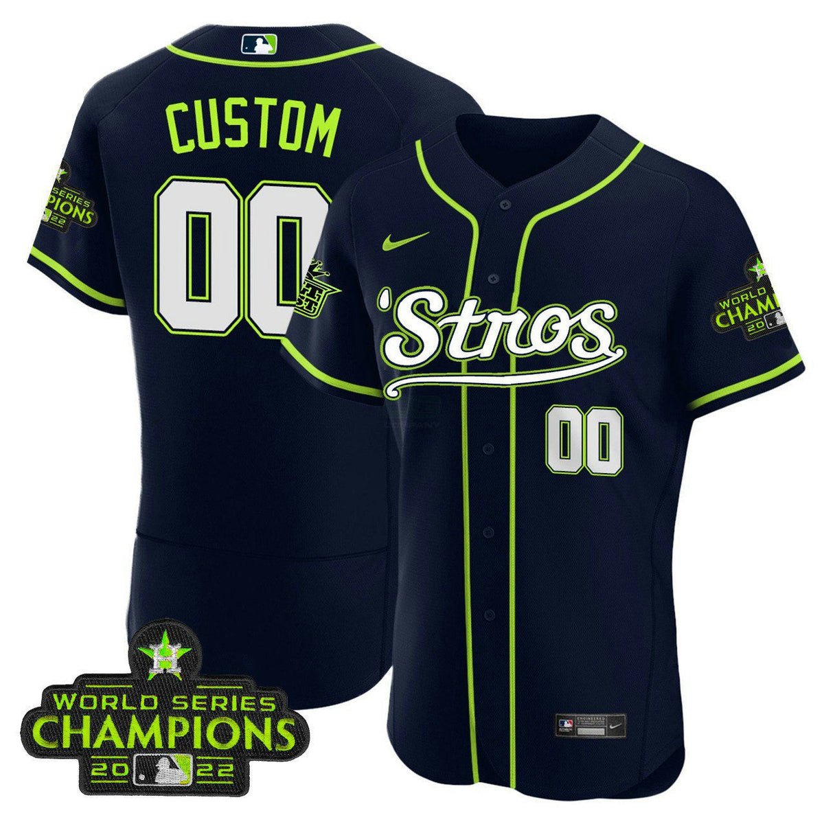 MLB Houston Outkast Jersey - Navy Blue
