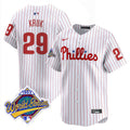 MLB John Kruk Philadelphia Pinstripe 1993 World Series Vapor Jersey - John Kruk