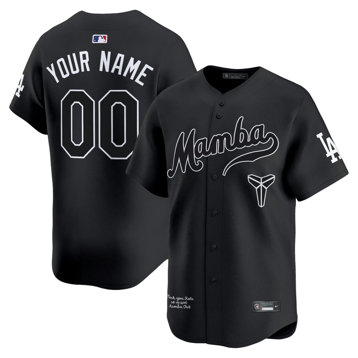 MLB Kobe Bryant Mamba Vapor Premier Limited Jersey