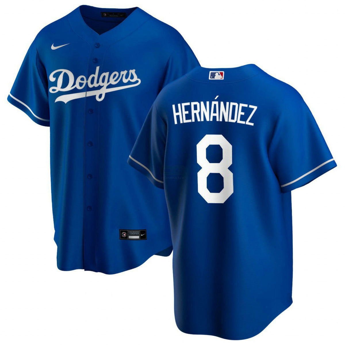 MLB Los Angeles Kike Hernandez Blue Jersey - Blue
