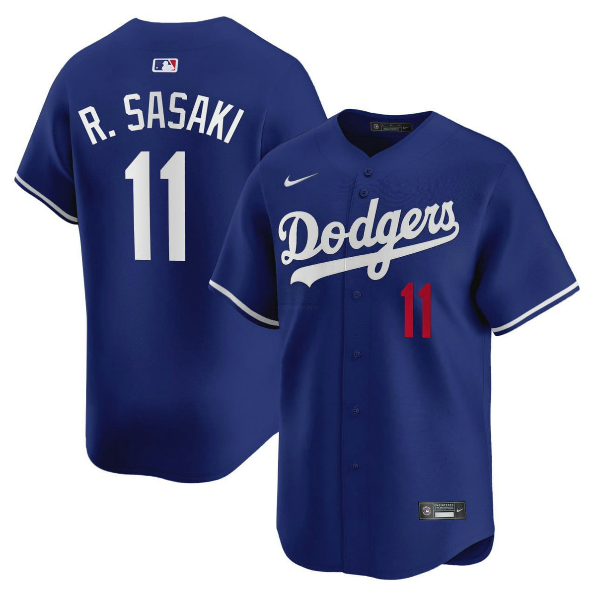 MLB Los Angeles Roki Sasaki Blue Jersey - Blue