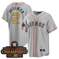 MLB Men’s 2023 Champions Gray Gold Jersey