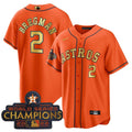 MLB Men’s 2023 Champions Orange Gold Jersey