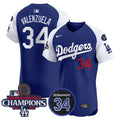 MLB Men’s 2024 World Series Champions Patch Vapor Premier Elite Jersey V2