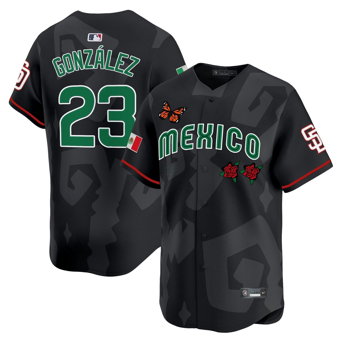 MLB Men’s 2025 Mexican Heritage x Sentrock Vapor Premier Limited Jersey – Stitched
