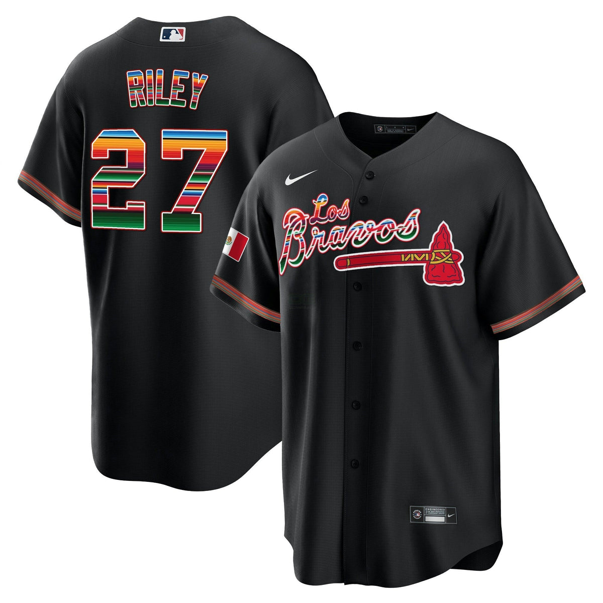 MLB Men’s Atlanta Los Bravos Mexico Jersey