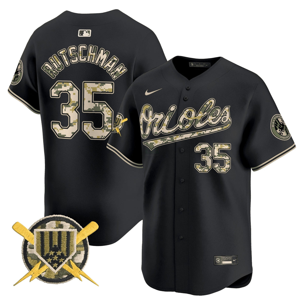 MLB Men’s Baltimore Armed Forces Day Vapor Premier Limited Jersey