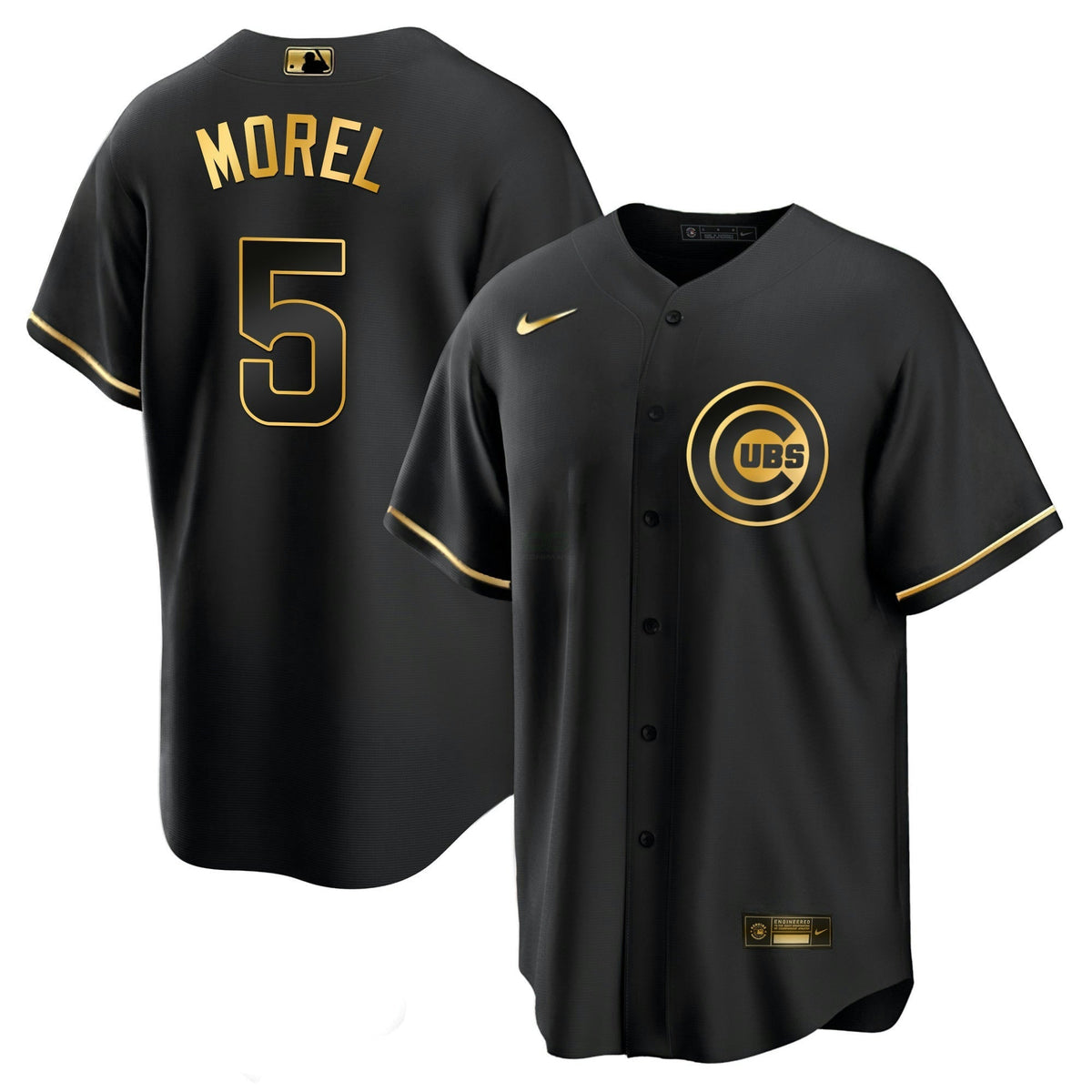 MLB Chicago Cubs Men’s Chicago Black Limited & Gold Jersey
