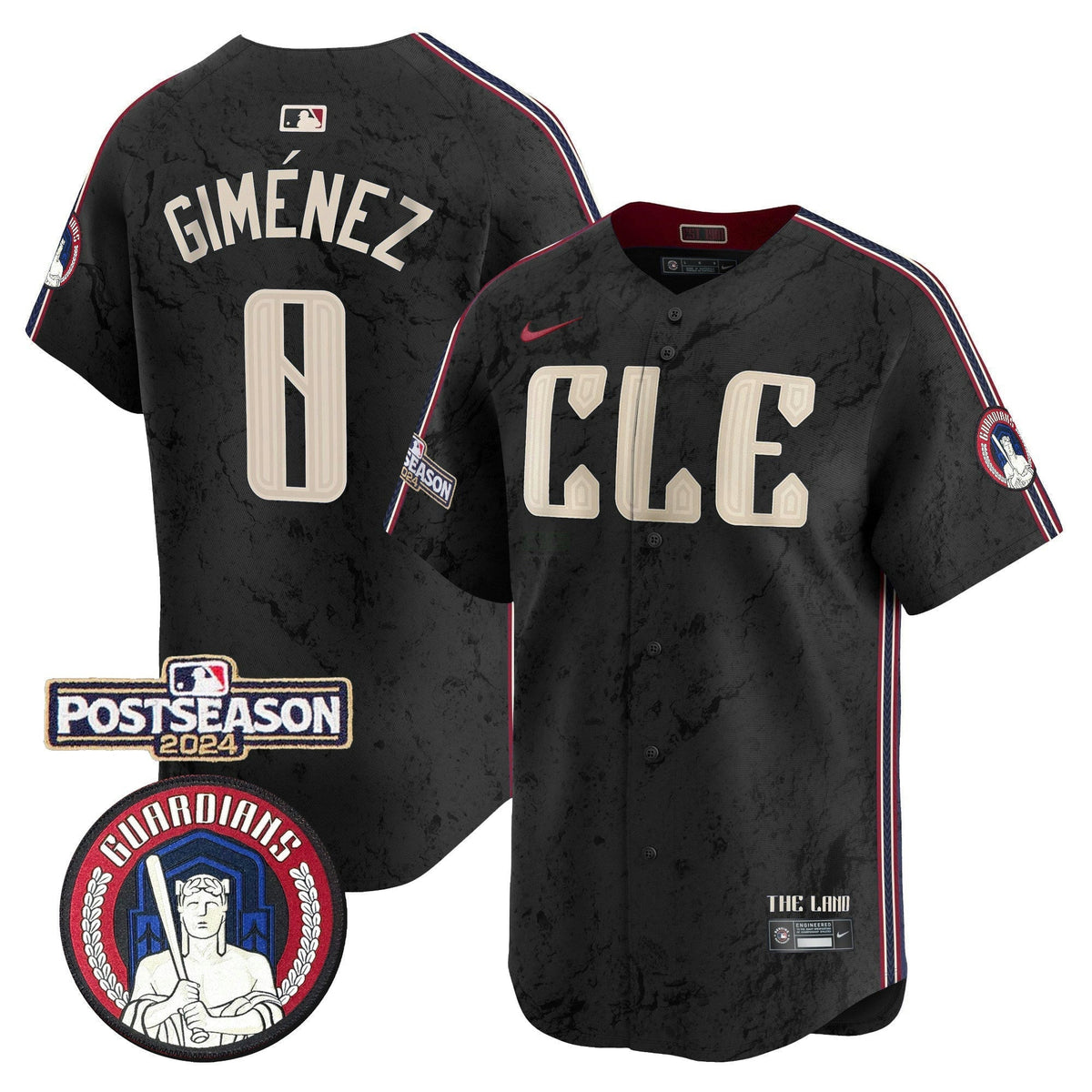 MLB Men’s Cleveland 2024 Postseason Patch City Connect Vapor Premier Limited Jersey
