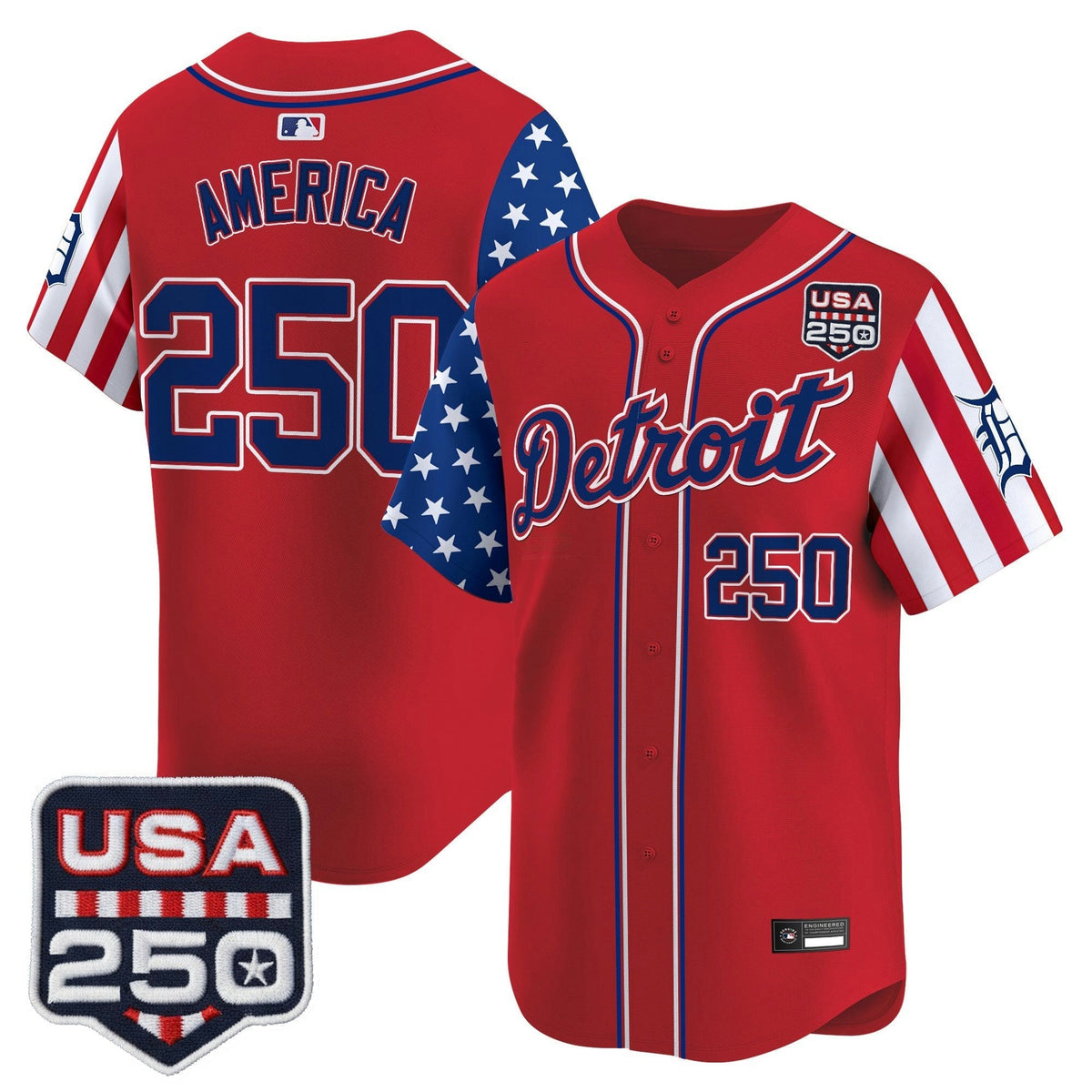 MLB Men’s Detroit “America250 Edition” Vapor Premier Limited Jersey