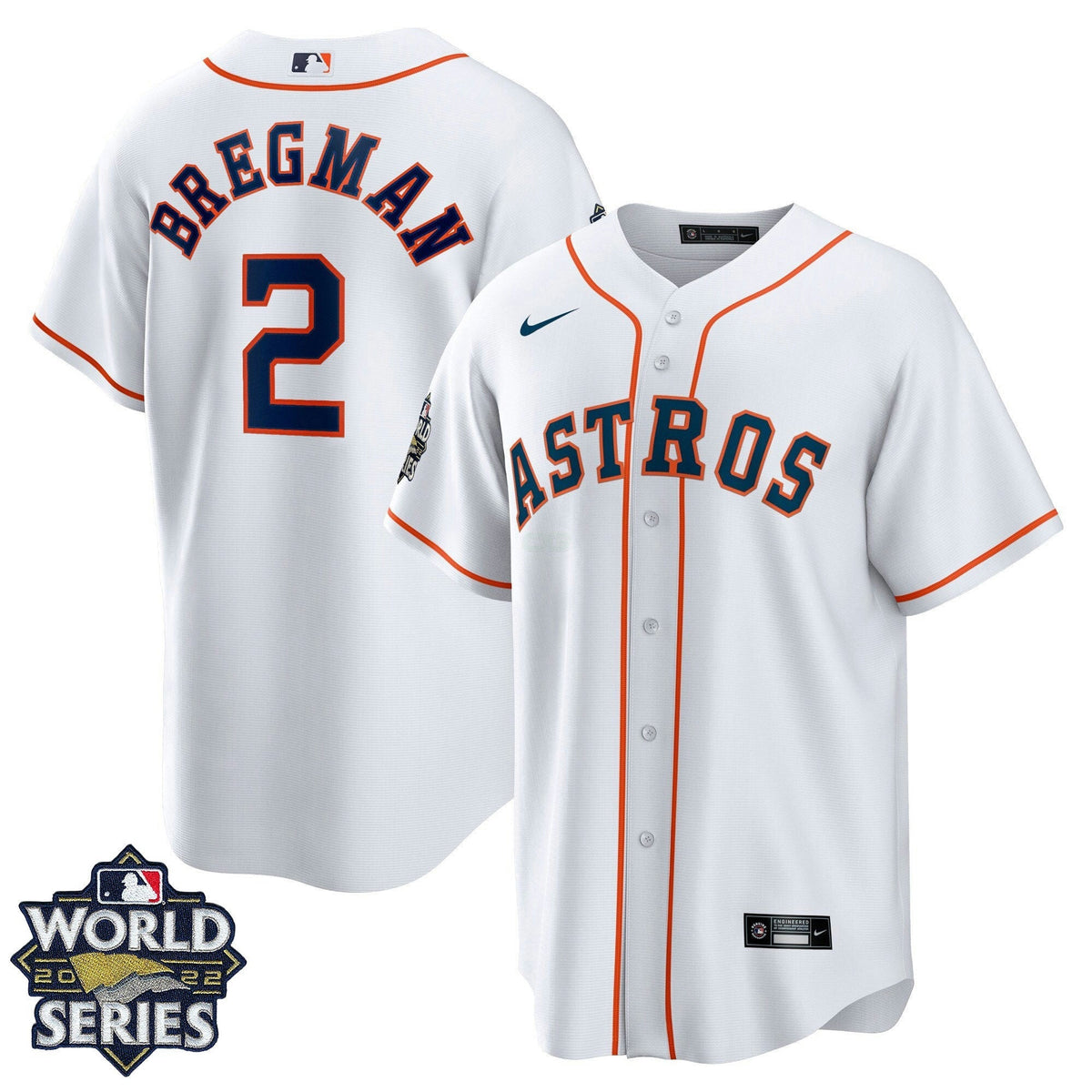 MLB Men’s Houston 2022 World Series Home Player Jersey – White
