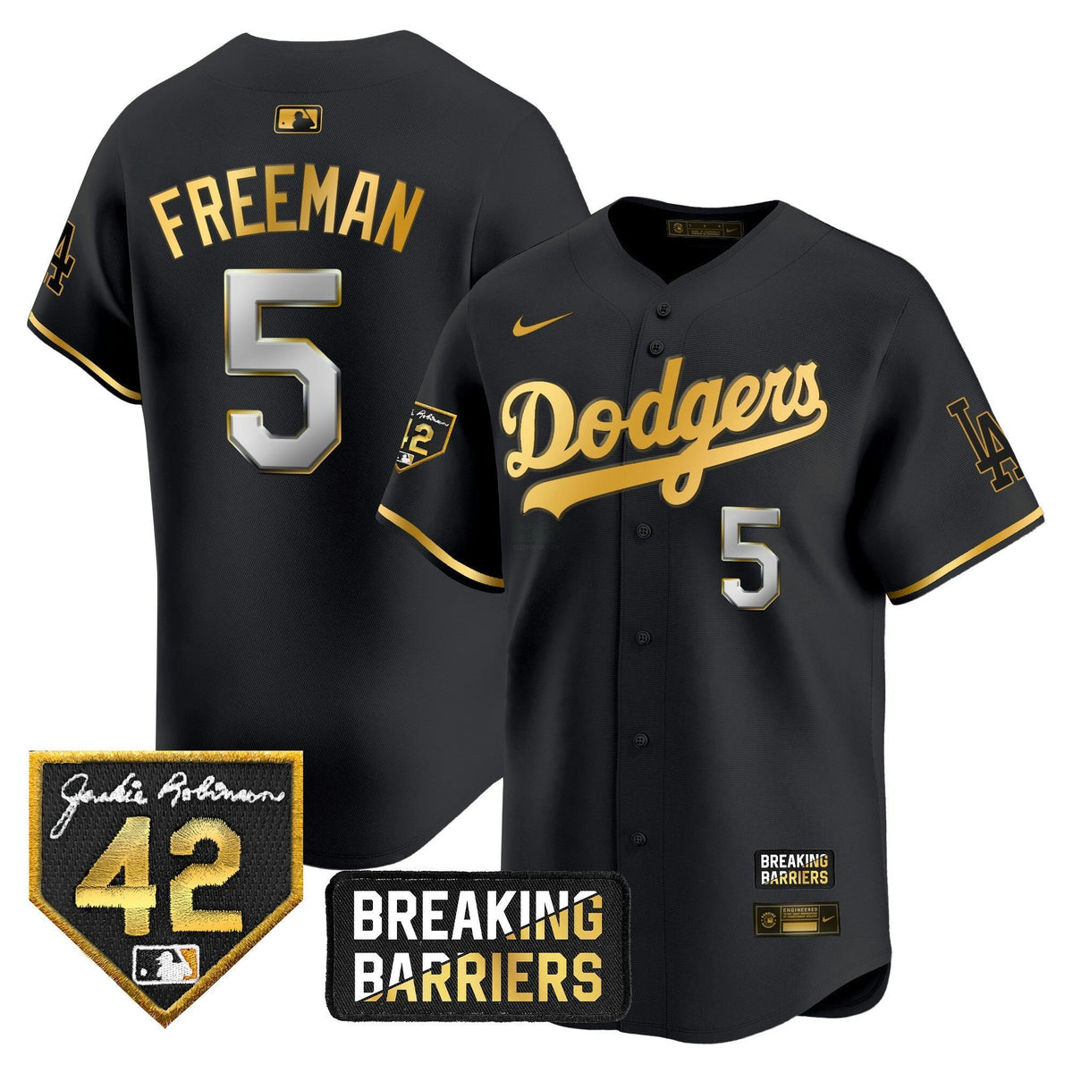 MLB Men’s Jackie Robinson Breaking Barriers Patch Vapor Premier Limited Jersey