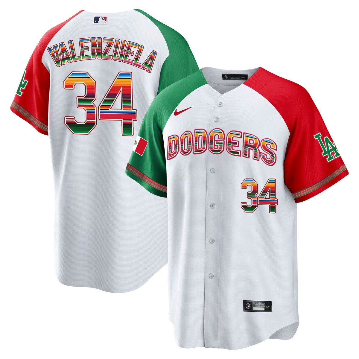 MLB Los Angeles Dodgers Men’s Mexico Cool Base Limited Jersey V3