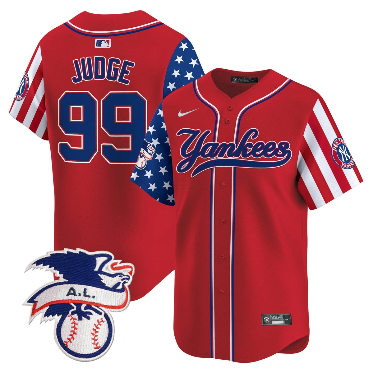 MLB Men’s New York 2024 Fourth of July Vapor Premier Limited Jersey V7