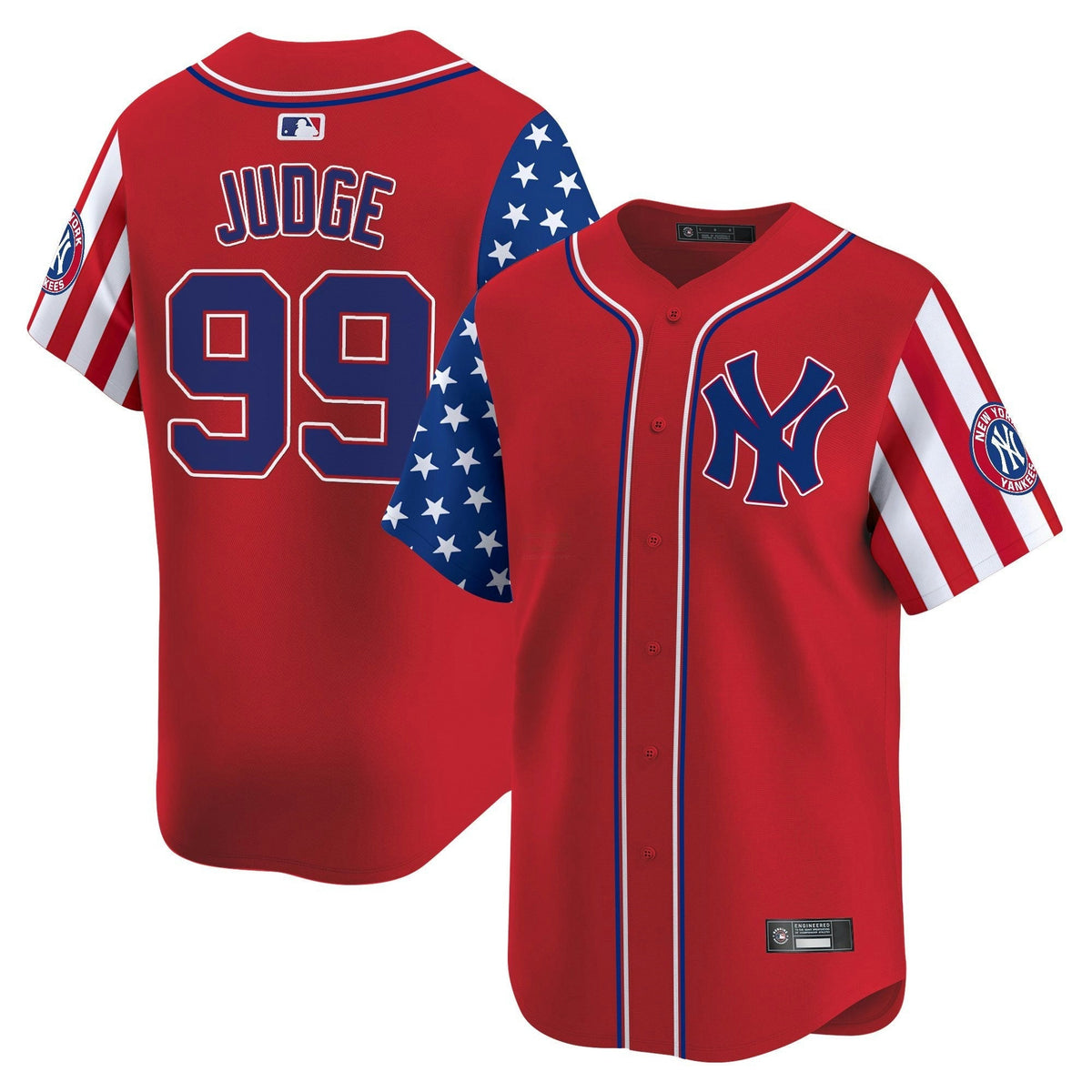 MLB New York Yankees Men’s New York 2025 Independence Day Vapor Premier Limited Jersey