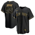 MLB Men’s New York Yankees Black Limited & Gold Jersey