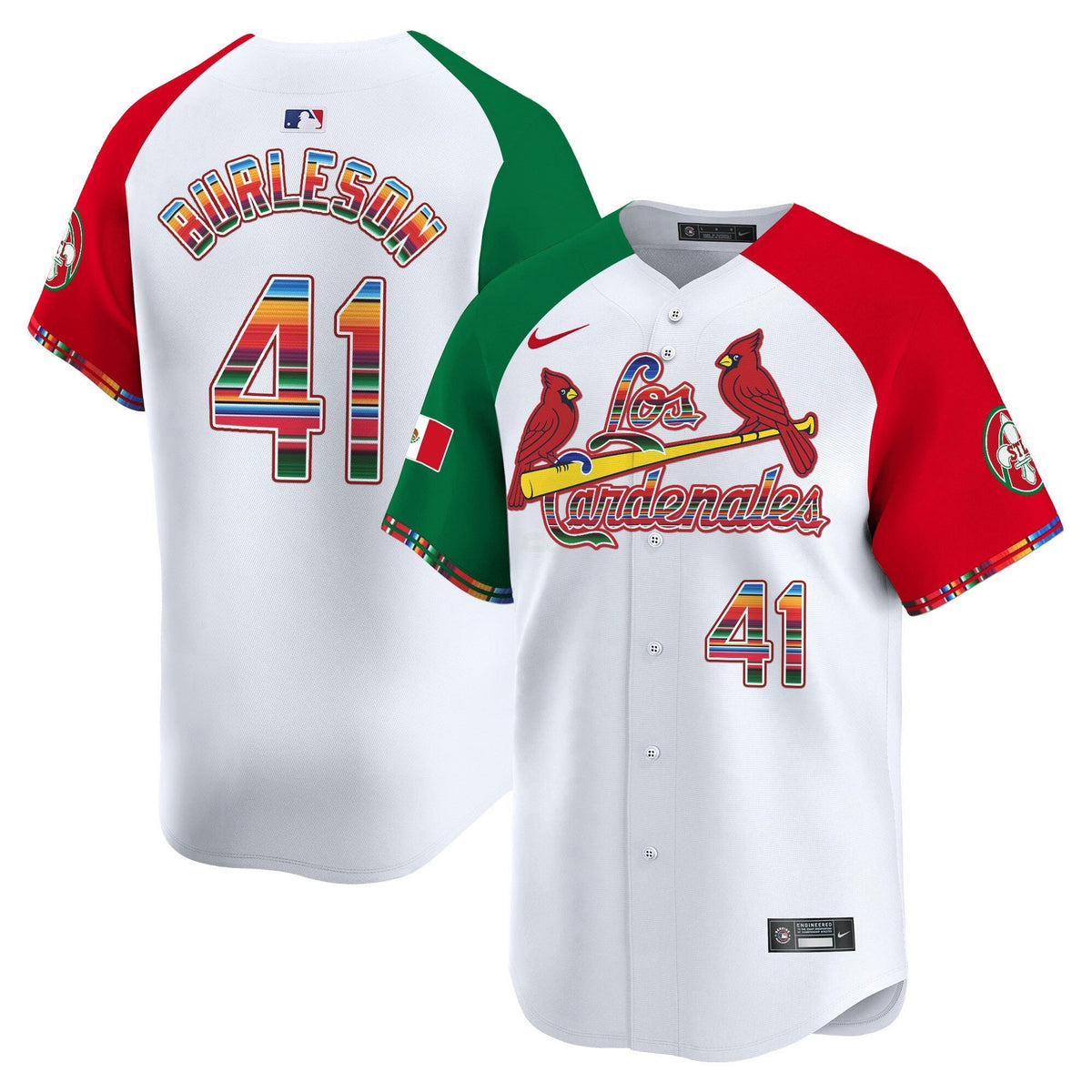 MLB Men’s St. Louis Fiesta Cardenales Vapor Premier Limited Jersey
