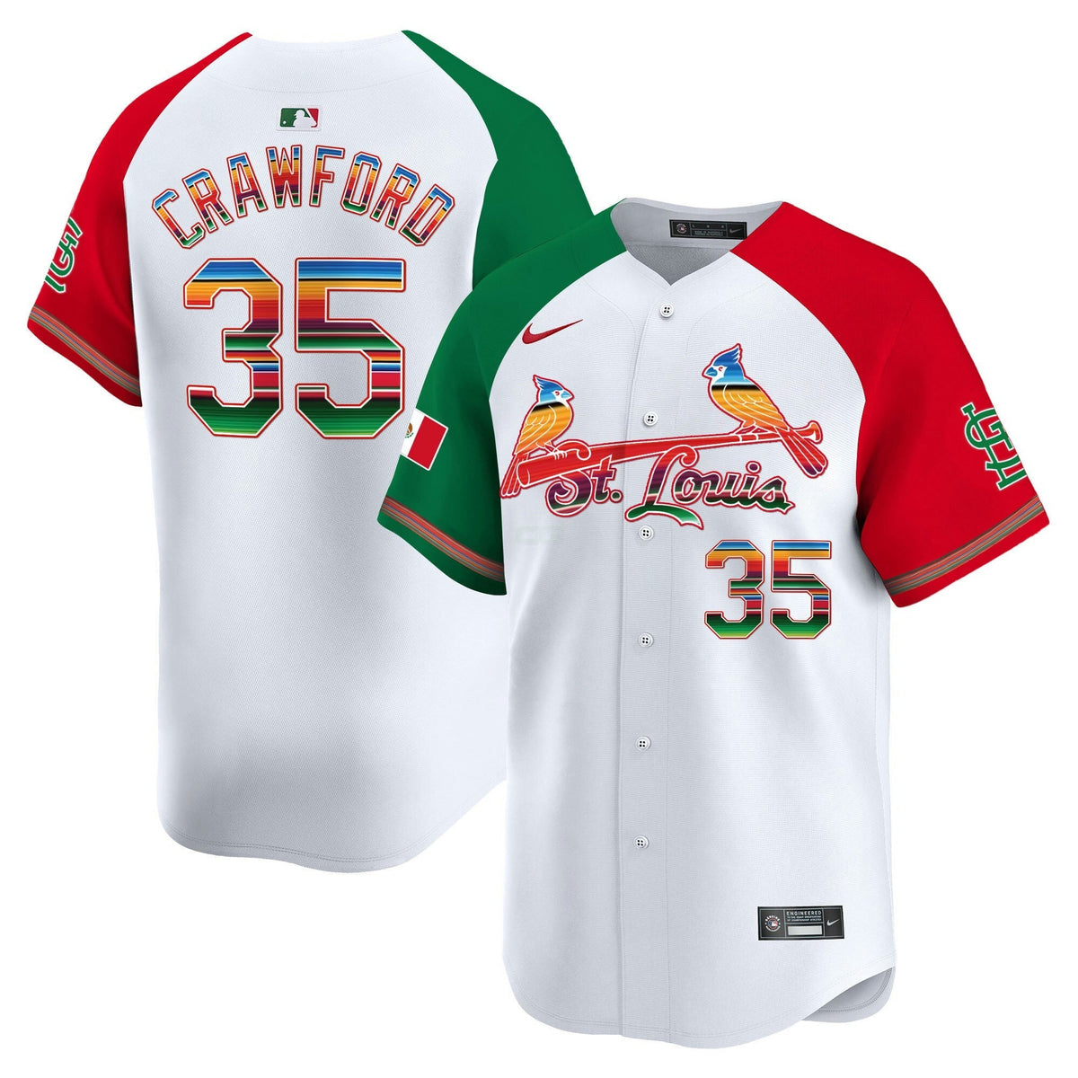 MLB Men’s St. Louis Mexico Vapor Premier Limited Jersey