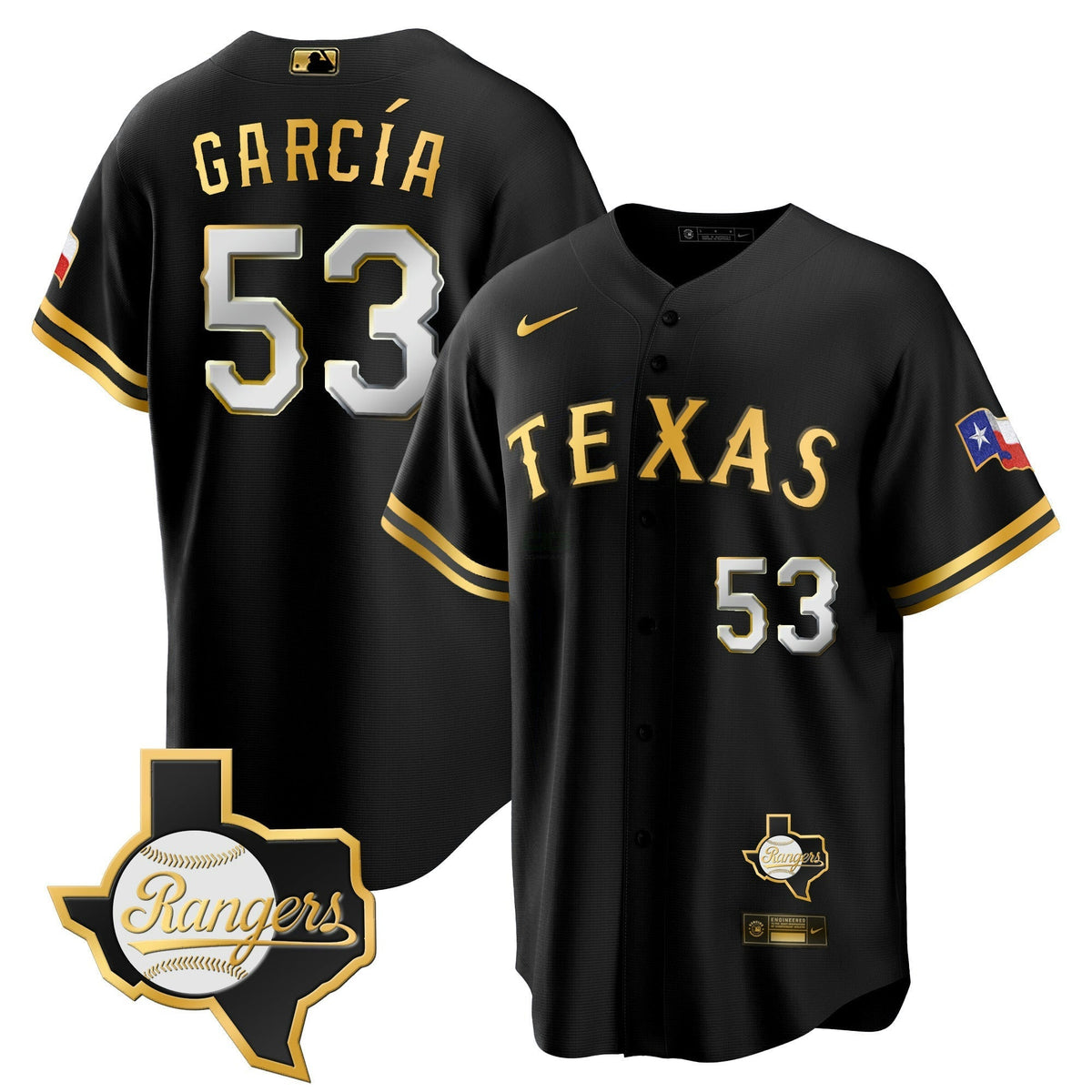 MLB Men’s Texas 2023 Cool Base Jersey – Texas Patch