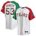 MLB Men’s Texas Mexican Heritage Night Cool Base Jersey – Tejas