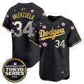 MLB Men’s Tokyo Series 2025 Gold Trim Vapor Premier Limited Jersey V2 – Stitched - Black Gold