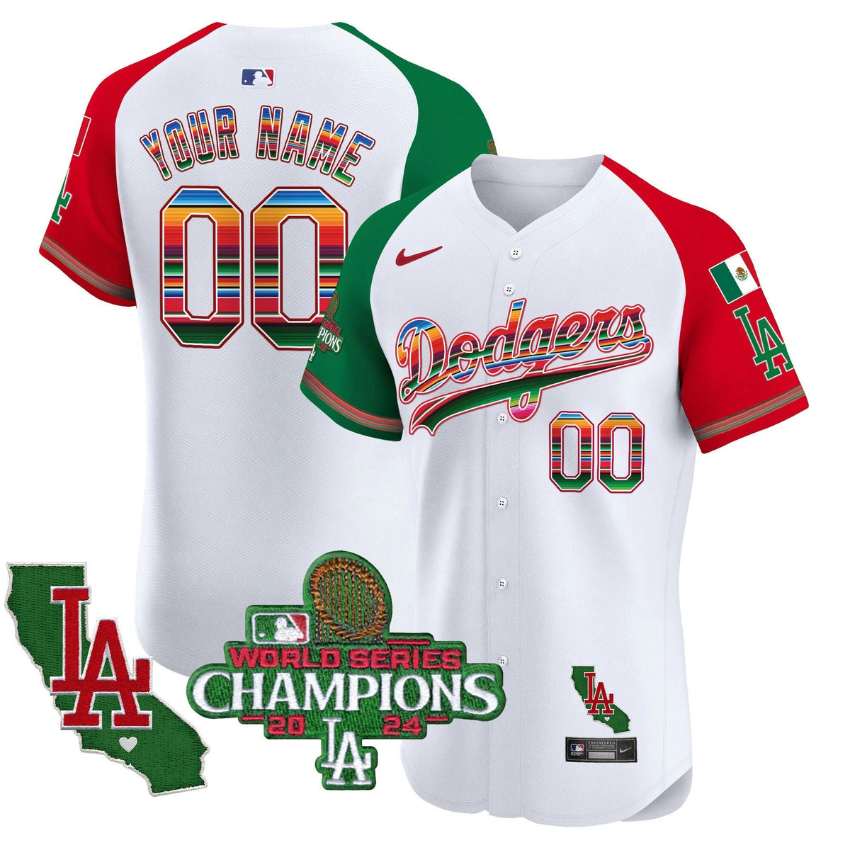 MLB Mexico 2024 World Series Champions Vapor Premier Elite Jersey