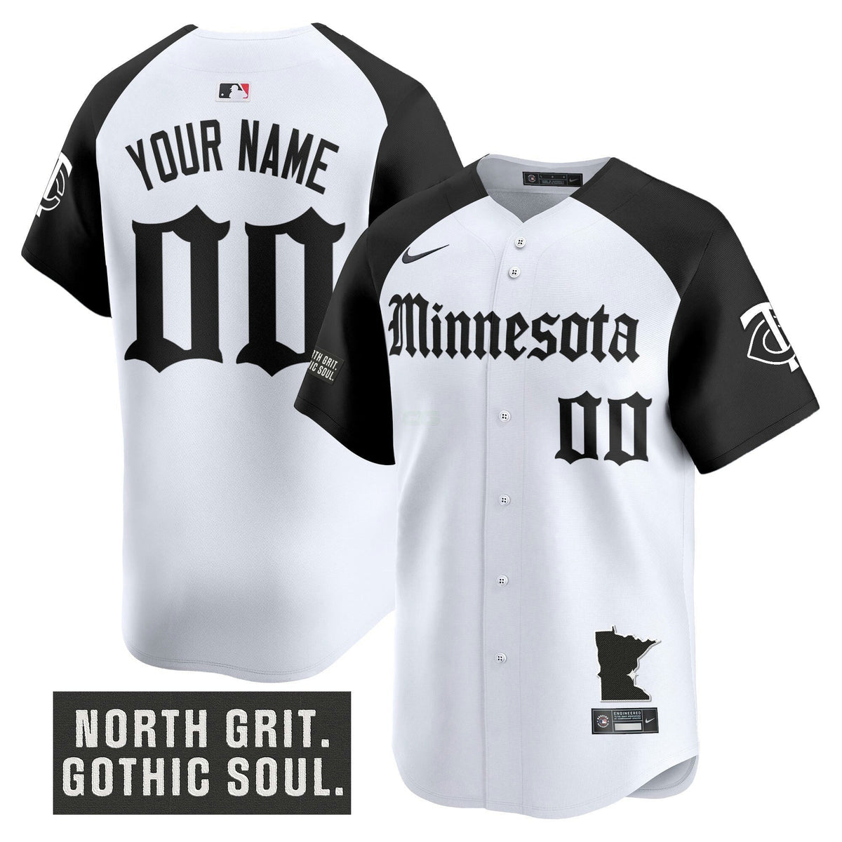MLB Minnesota ‘Gothic North Edition’ Vapor Premier Limited Jersey