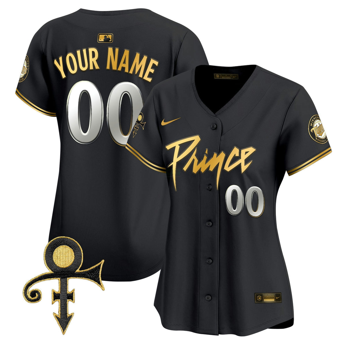 MLB Minnesota Prince Patch Vapor Premier Limited Jersey V4