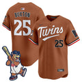 MLB Minnesota T.C. Bear Patch Vapor Premier Limited Jersey