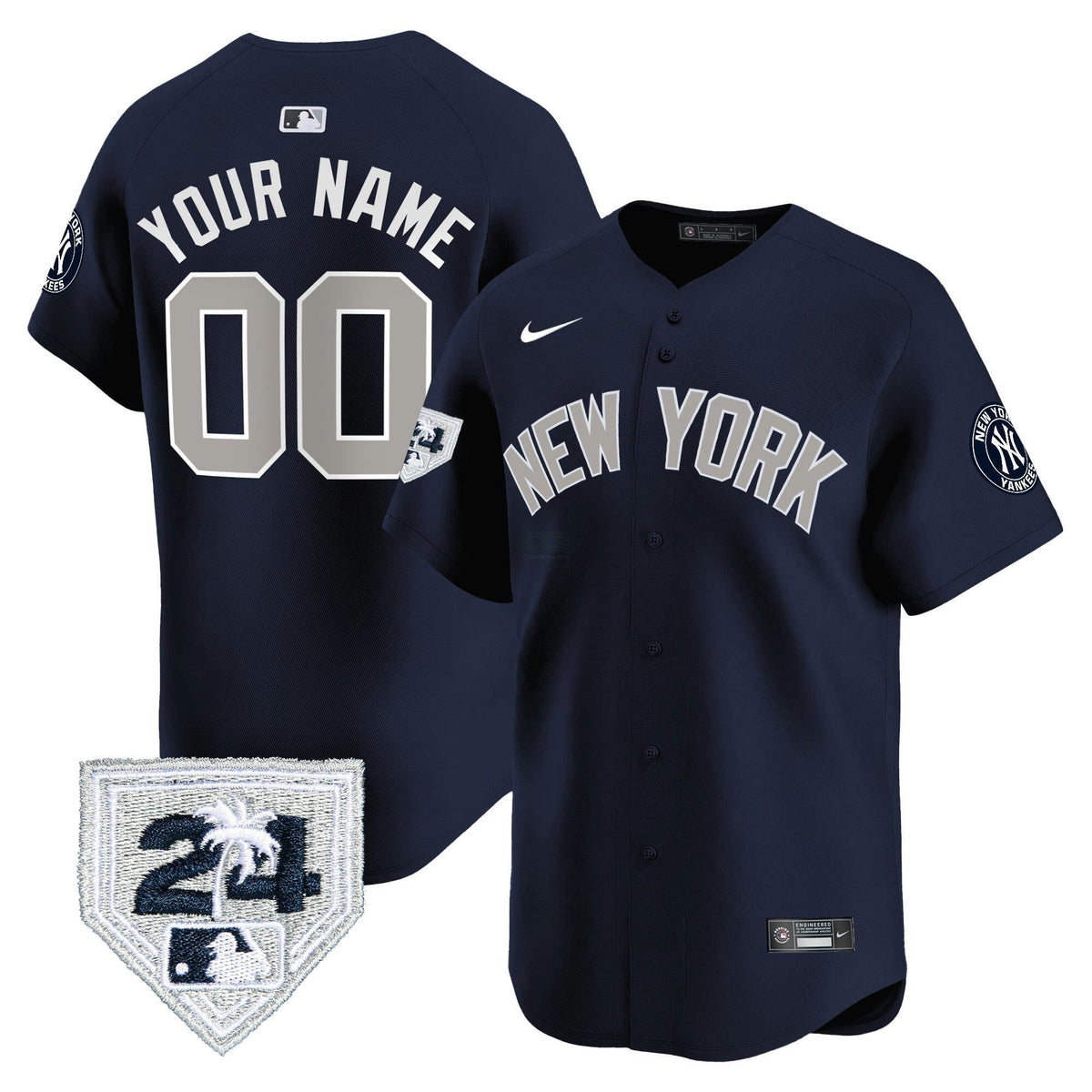 MLB New York 2024 Spring Training Patch Vapor Premier Limited Jersey V2