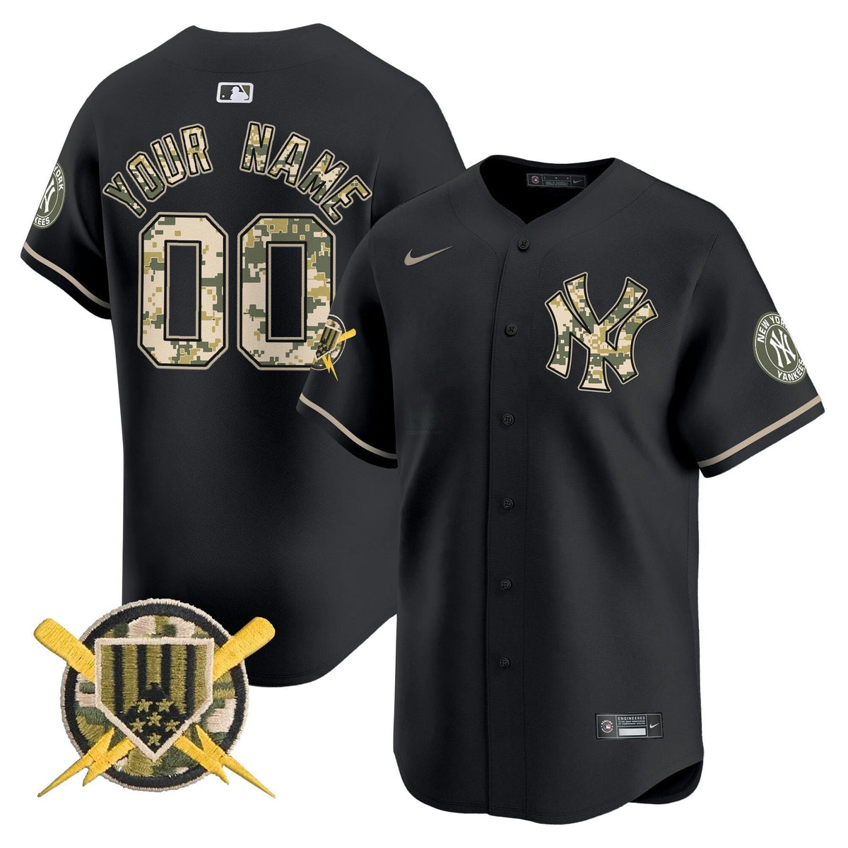 MLB New York Armed Forces Day Vapor Premier Limited Jersey
