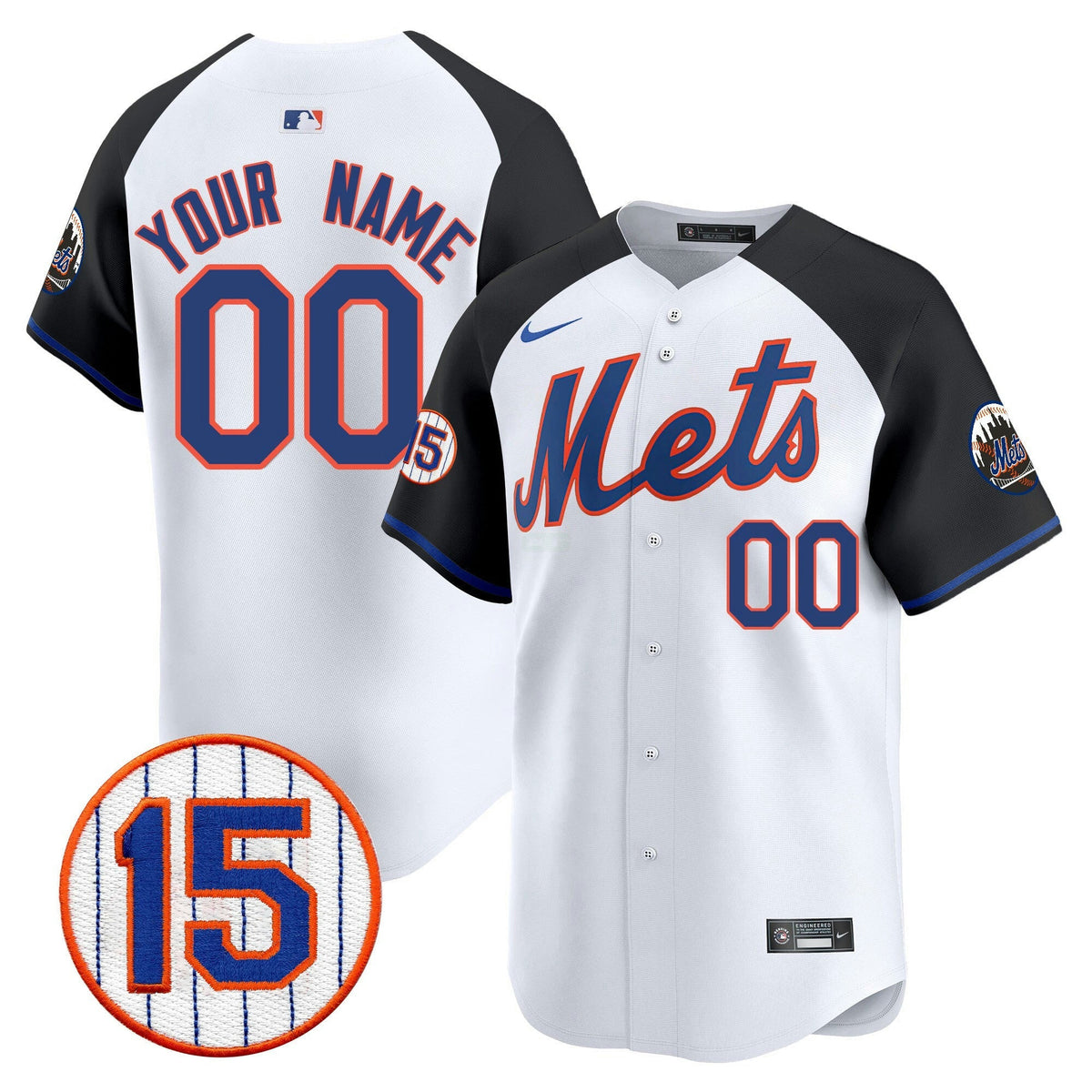 MLB New York Jerry Grote Patch Vapor Premier Limited Jersey