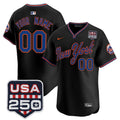 MLB New York Road Alternate & 250America Patch Vapor Limited Jersey