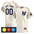 MLB New York Yankees New York Subway Style Vapor Premier Limited Jersey – Stitched