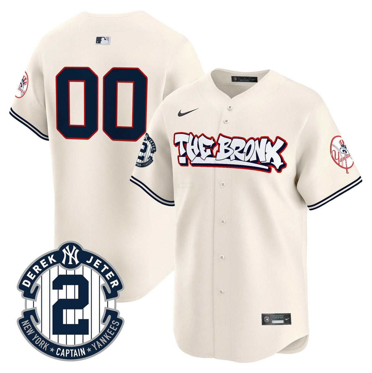 MLB New York The Bronx Graffiti Vapor Premier Limited Jersey V8