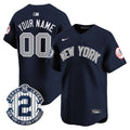 MLB New York Throwback Vapor Premier Limited Jersey – Derek Jeter Patch
