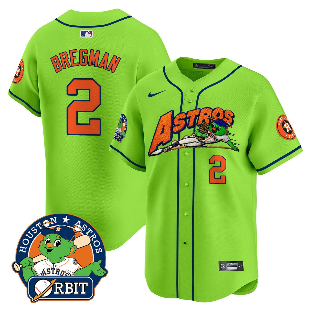 MLB Orbit Patch Vapor Premier Limited Jersey V4