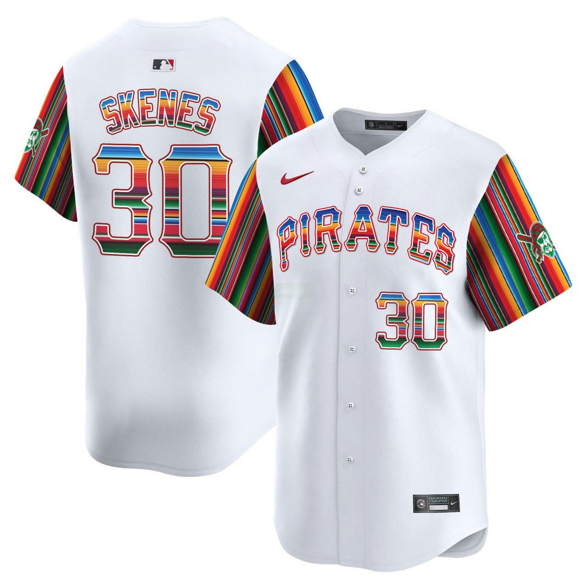 MLB Paul Skenes Pittsburgh Mexico White Premier Limited Jersey - Skenes