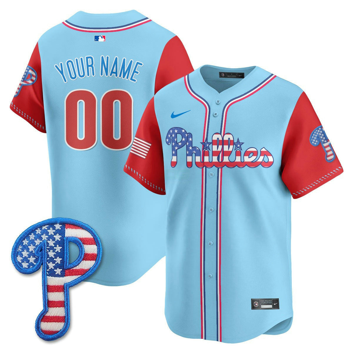 MLB Philadelphia 2025 Fourth of July Vapor Premier Limited Jersey