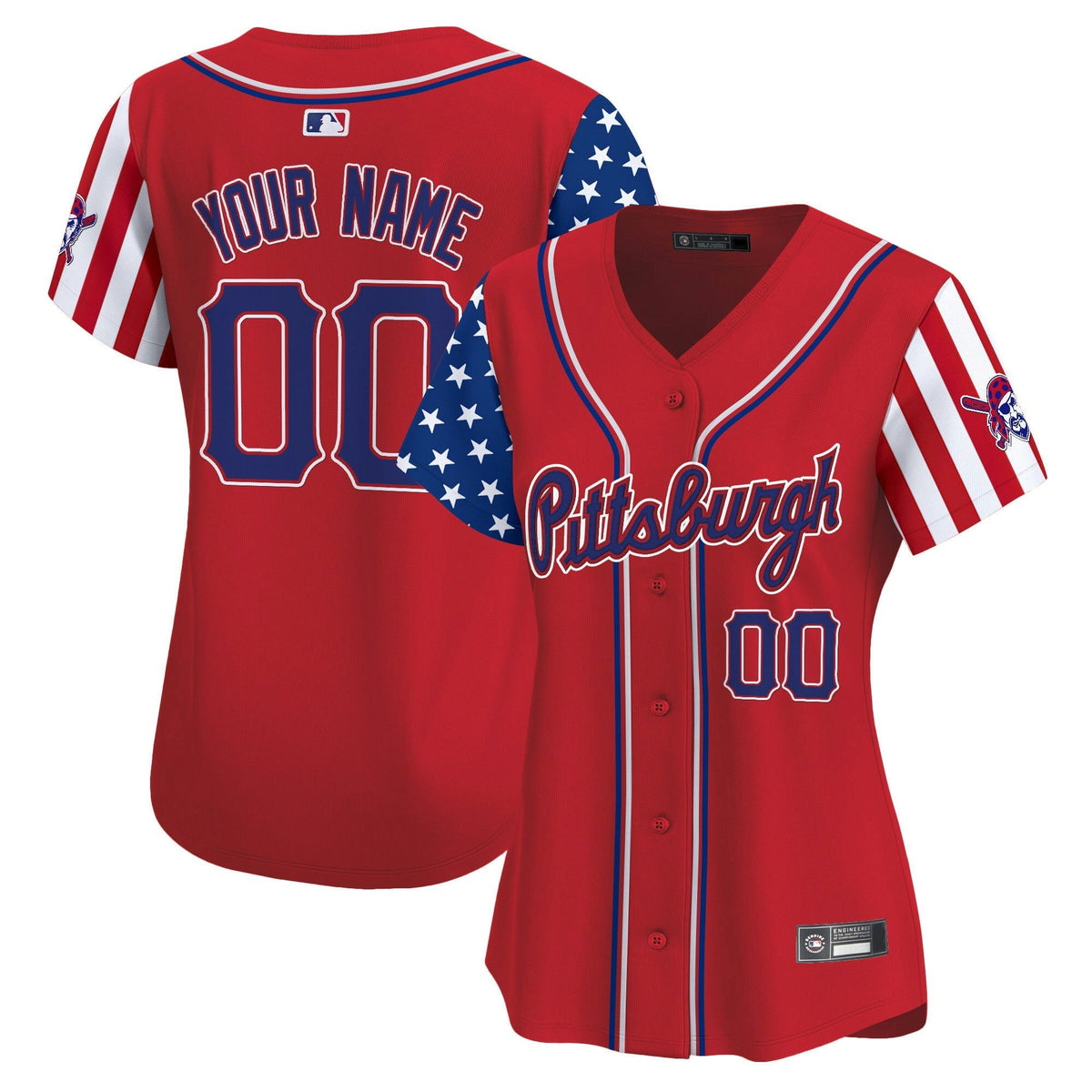 MLB Pittsburgh 2025 Independence Day Vapor Premier Limited Jersey