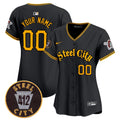 MLB Pittsburgh 412 Patch Vapor Premier Limited Jersey V5
