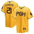 MLB Roberto Clemente Pittsburgh Gold City Connect Jersey