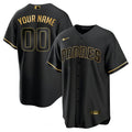MLB San Diego Black Gold & White Gold Jersey