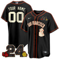 MLB San Francisco 2024 Willie Mays Patch Vapor Premier Limited Jersey V2